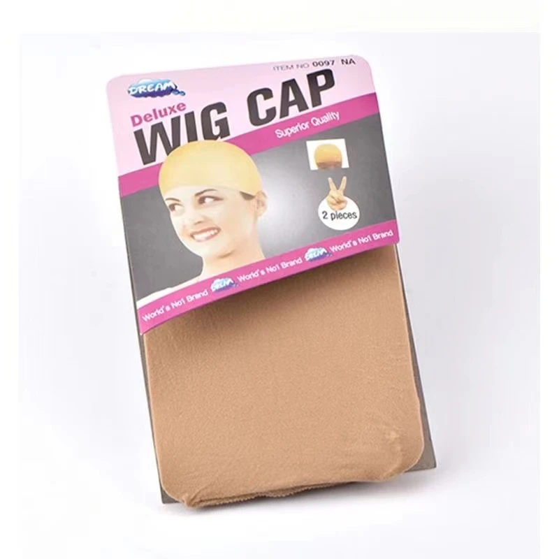 呆姐高定咖啡色压发帽固定全头套假发伴侣专用高弹力舒适全头套