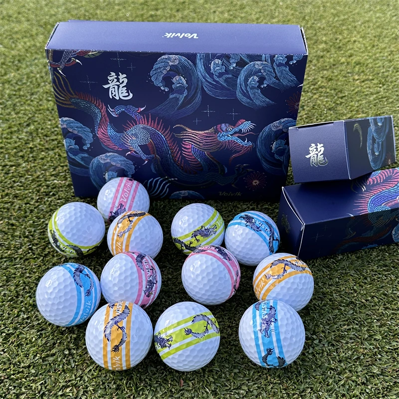 新品volvik新款龙年高尔夫三层球 全新12颗包邮