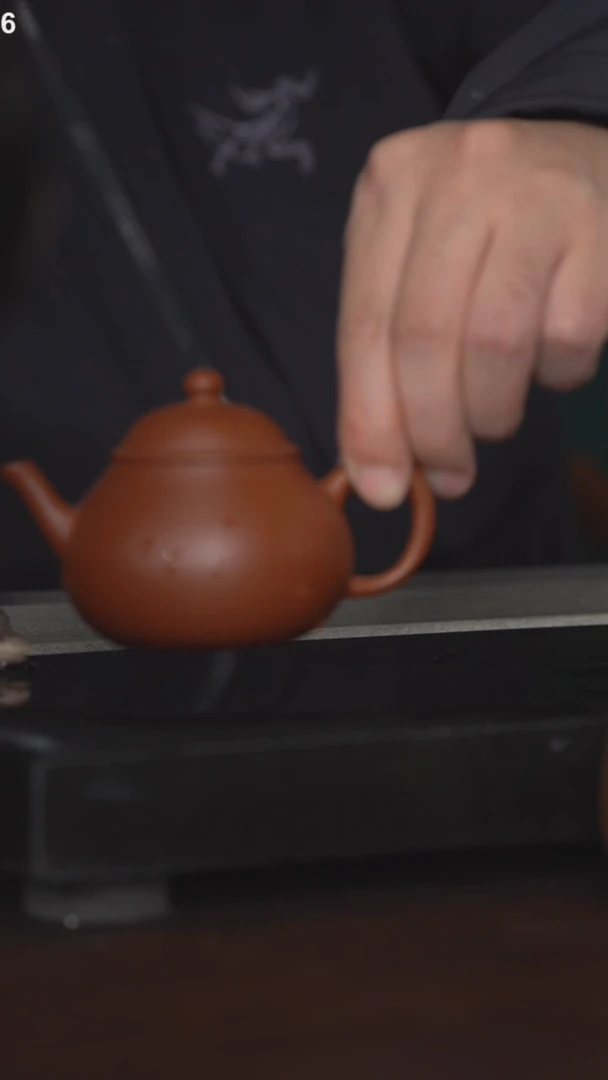 【闪购商品】紫砂茶壶朱泥梨形