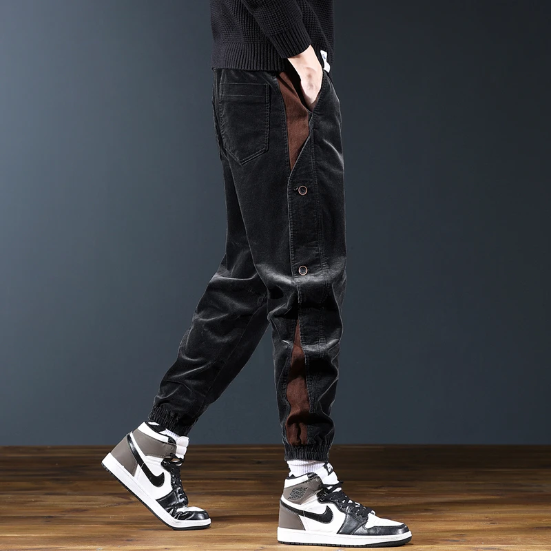 GTRT潮牌工装男宽松束脚休闲裤秋冬新款潮流哈伦长裤大码男士春秋