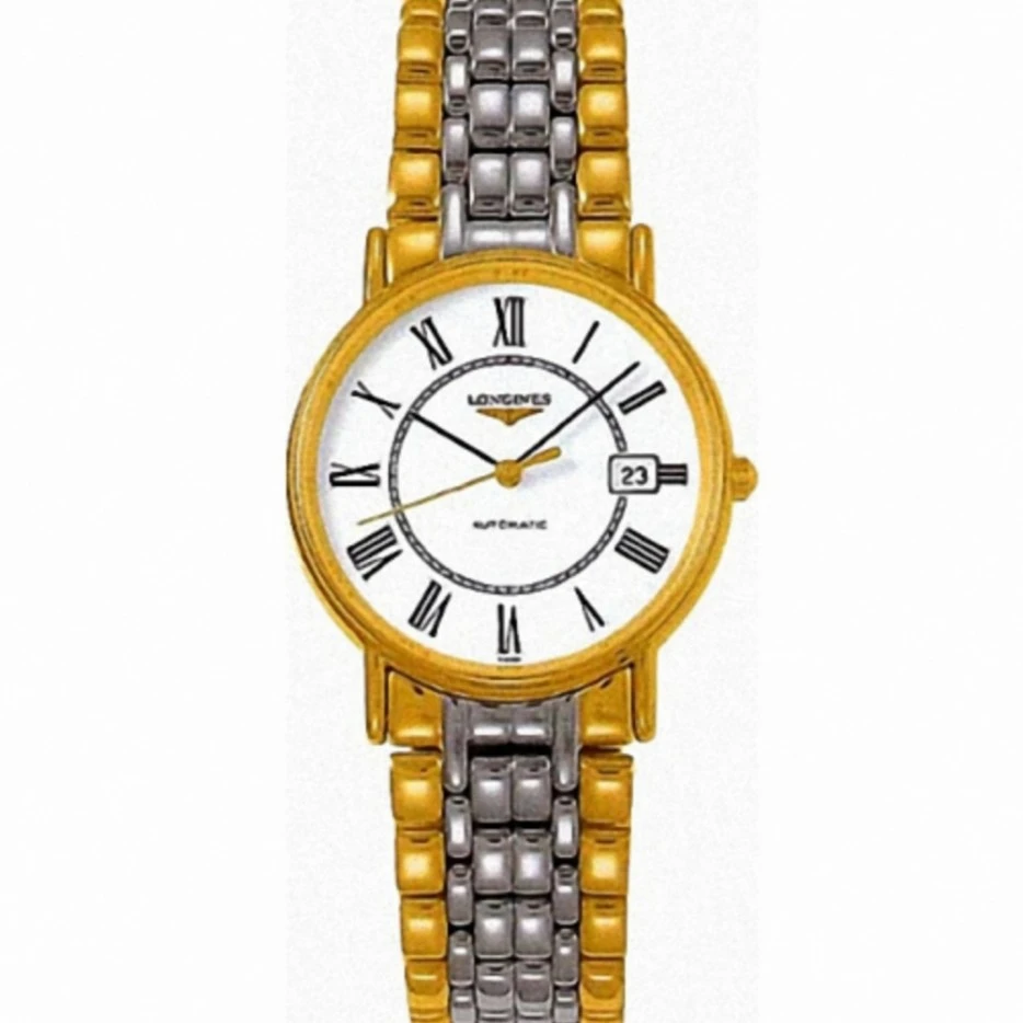 95新 Longines/浪琴 瑰丽镀金罗马/公价8300/34.5mm