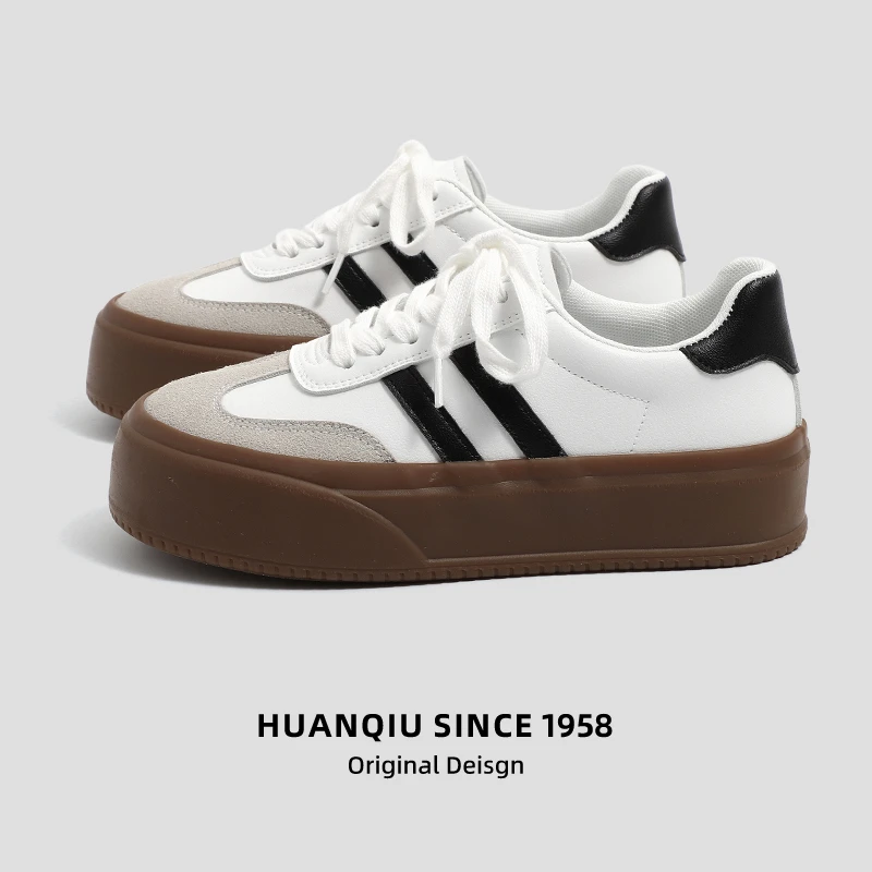 环球经典复古德训鞋情侣款时尚休闲板鞋厚底增高运动鞋夏季百搭女