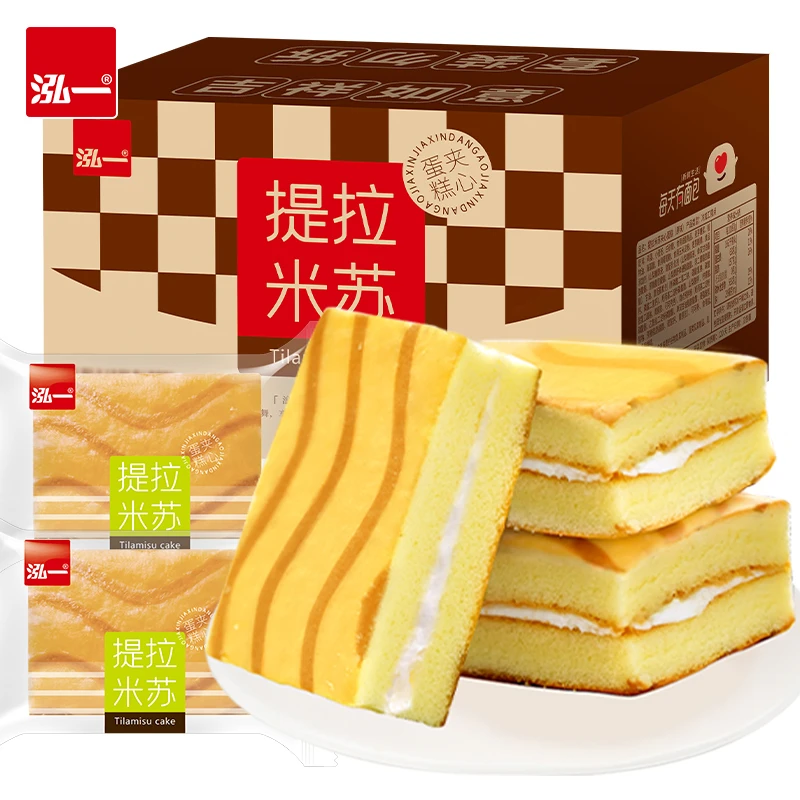 泓一提拉米苏夹心原味蛋糕1200g