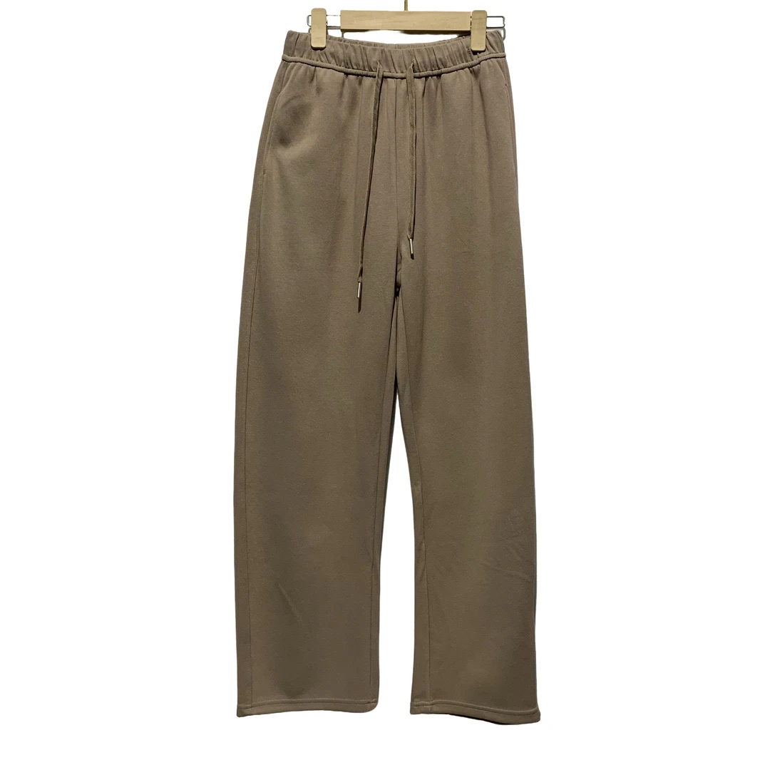 【K2401】女装卫裤运动直筒时尚休闲百搭复古简约阔腿宽松