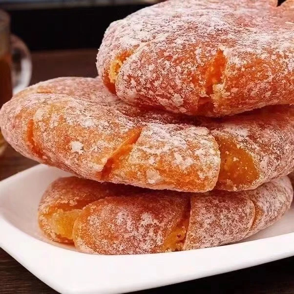 老式金桔饼手工柑饼大个橘红传统潮汕特产泡水烘焙用休闲零食