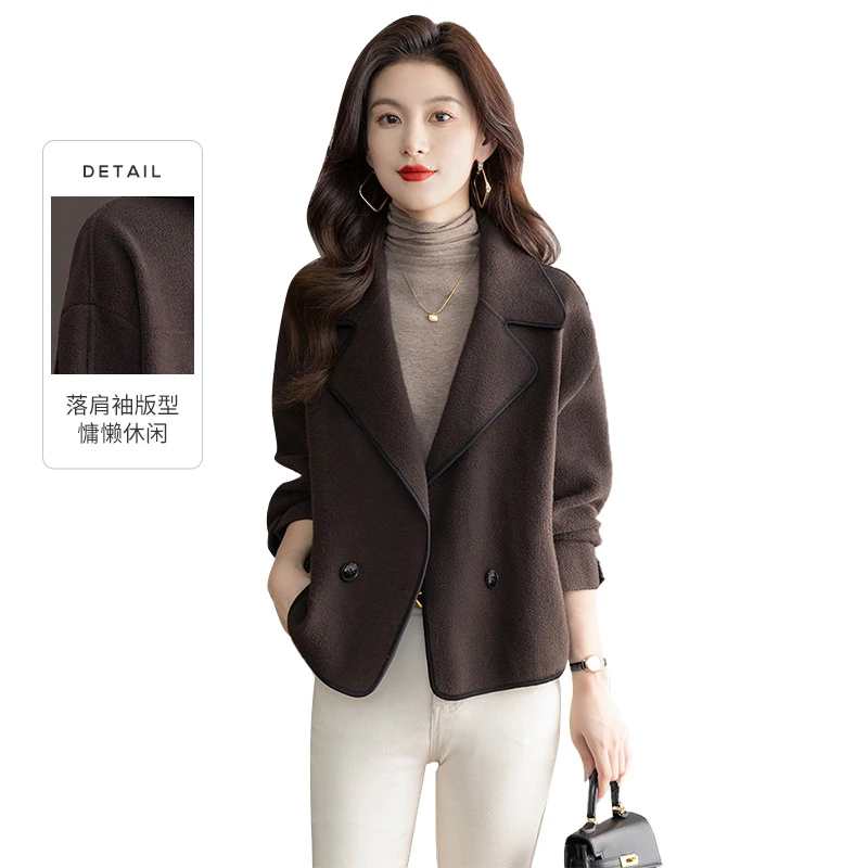 【清】丝柏舍2024冬风短长袖外套S43T6137A-NO退NO换