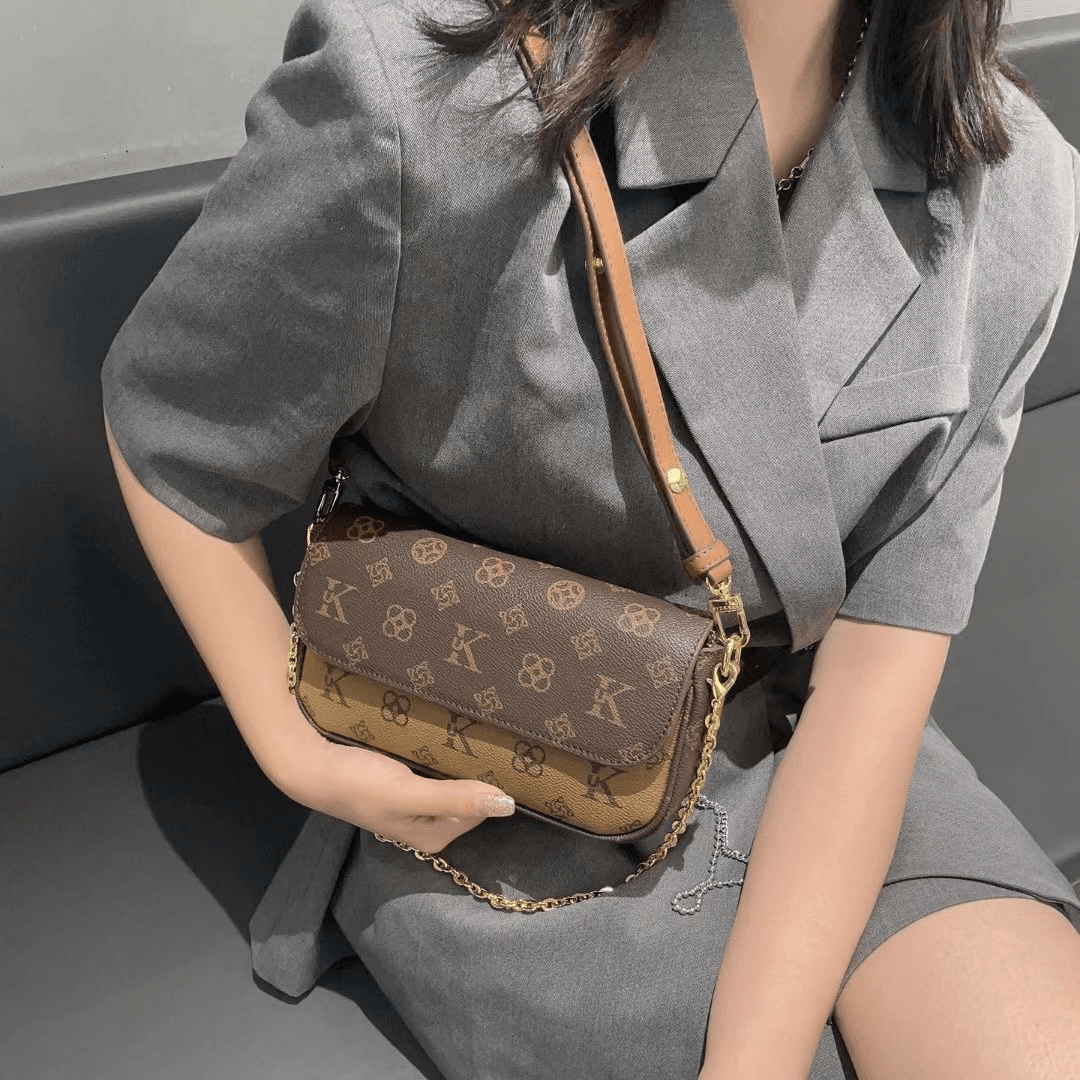 UK96085简约经典百搭时尚腋下，单肩，斜挎多用包包