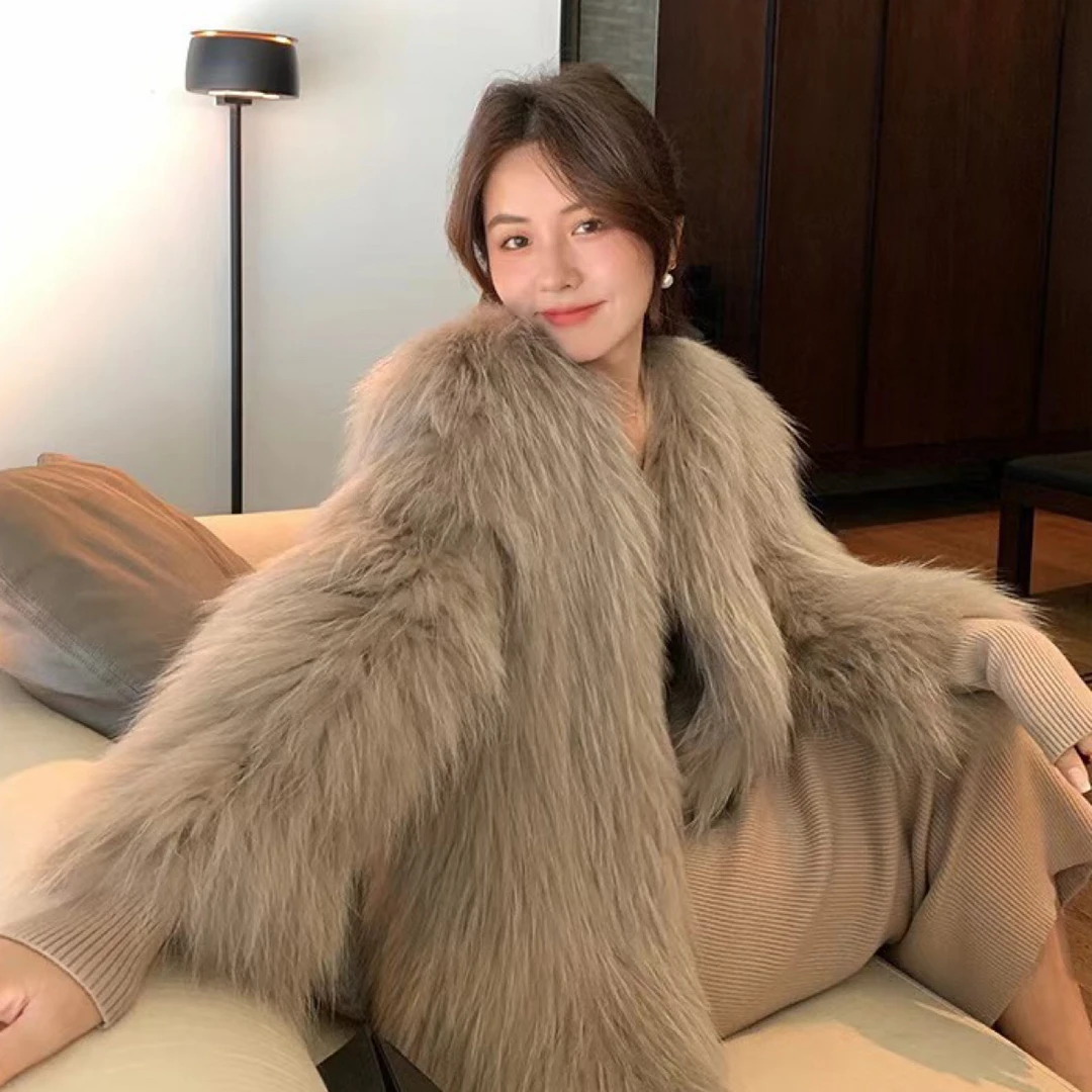 【浪浪推荐】年年必买的冬季推荐款 、双面编织貉子毛 多色外套