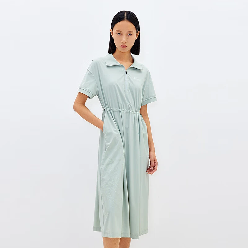 【商场同款】十二篮夏新款UPF50+薄荷曼波斗鱼连衣裙女7C34205070