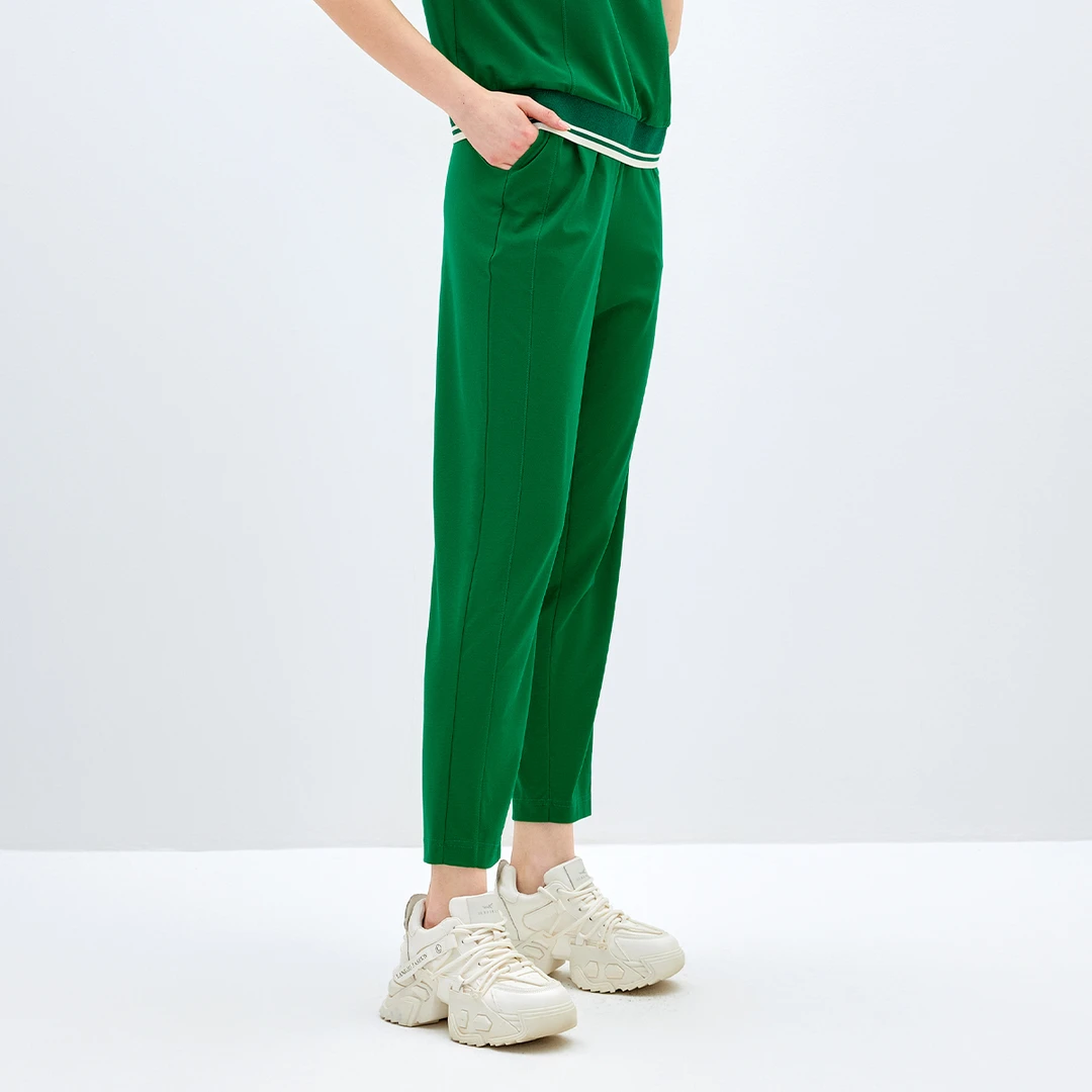 XII BASKET十二篮夏款舒适休闲百搭透气弹力宽松直筒裤7C64220390