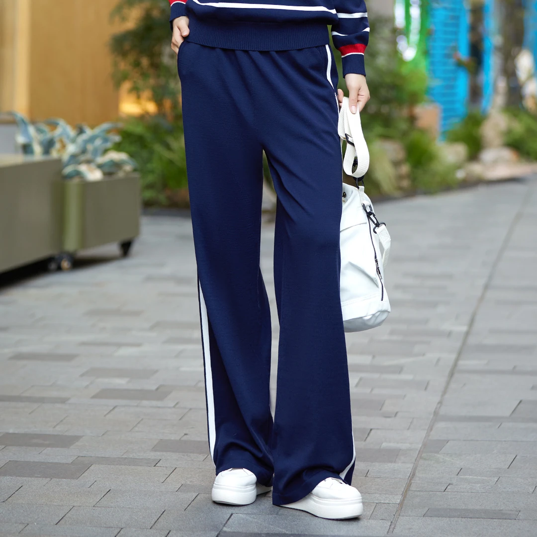 XII BASKET十二篮运动休闲宽松显瘦时尚百搭直筒休闲裤7C64306300