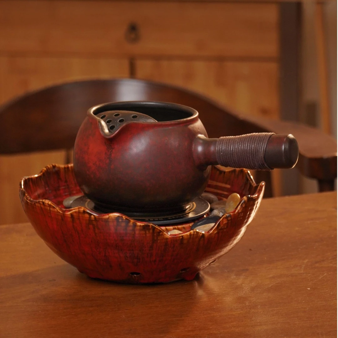 围炉煮茶整套烧水壶煮茶壶煮茶器山楂红罐罐壶烧水电陶炉小型家用