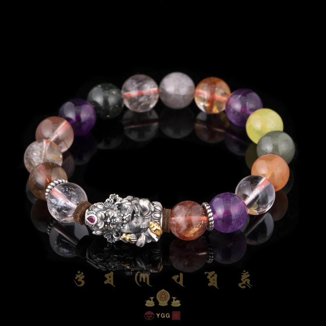 员格格【澎湃·熹生】水晶多宝手串/黄财/HRDS11