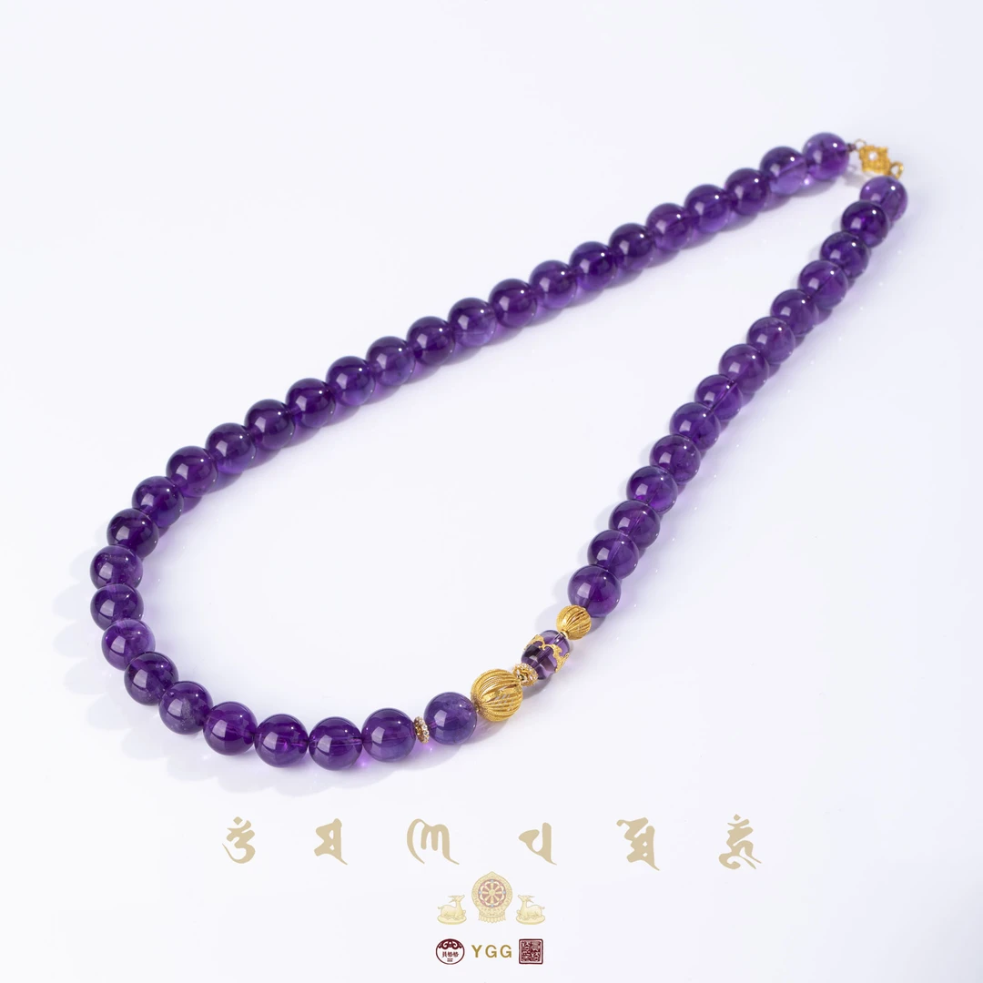 员格格【势·紫凤凰】18K金/云端紫水晶大项链/HGDS10（多样性发）