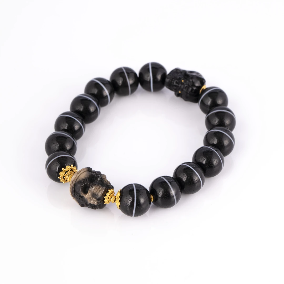 K员格格【顺安】玛瑙手串/三面STL/线/IQDS10（多样性发）