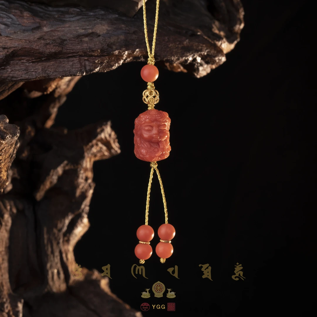 员格格QGG0402/18K金/保山南红度母挂件（多样性发）