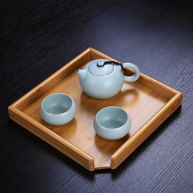 茶具竹制茶饼分茶盘单片赏茶盘开茶盘分茶器存茶盒茶具配件评审盘