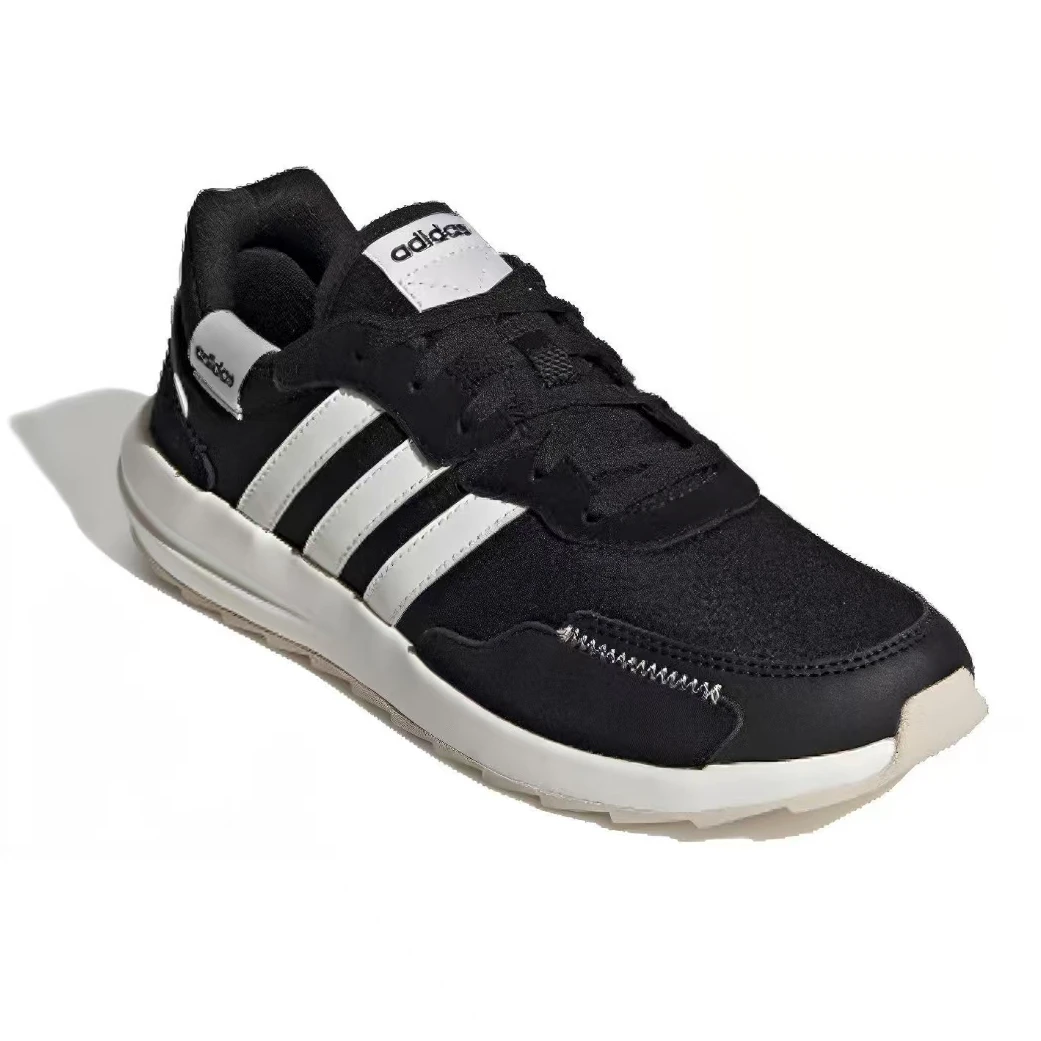 adidas/阿迪达斯 防滑耐磨轻便 低帮 运动休闲鞋女款 黑白EH1859