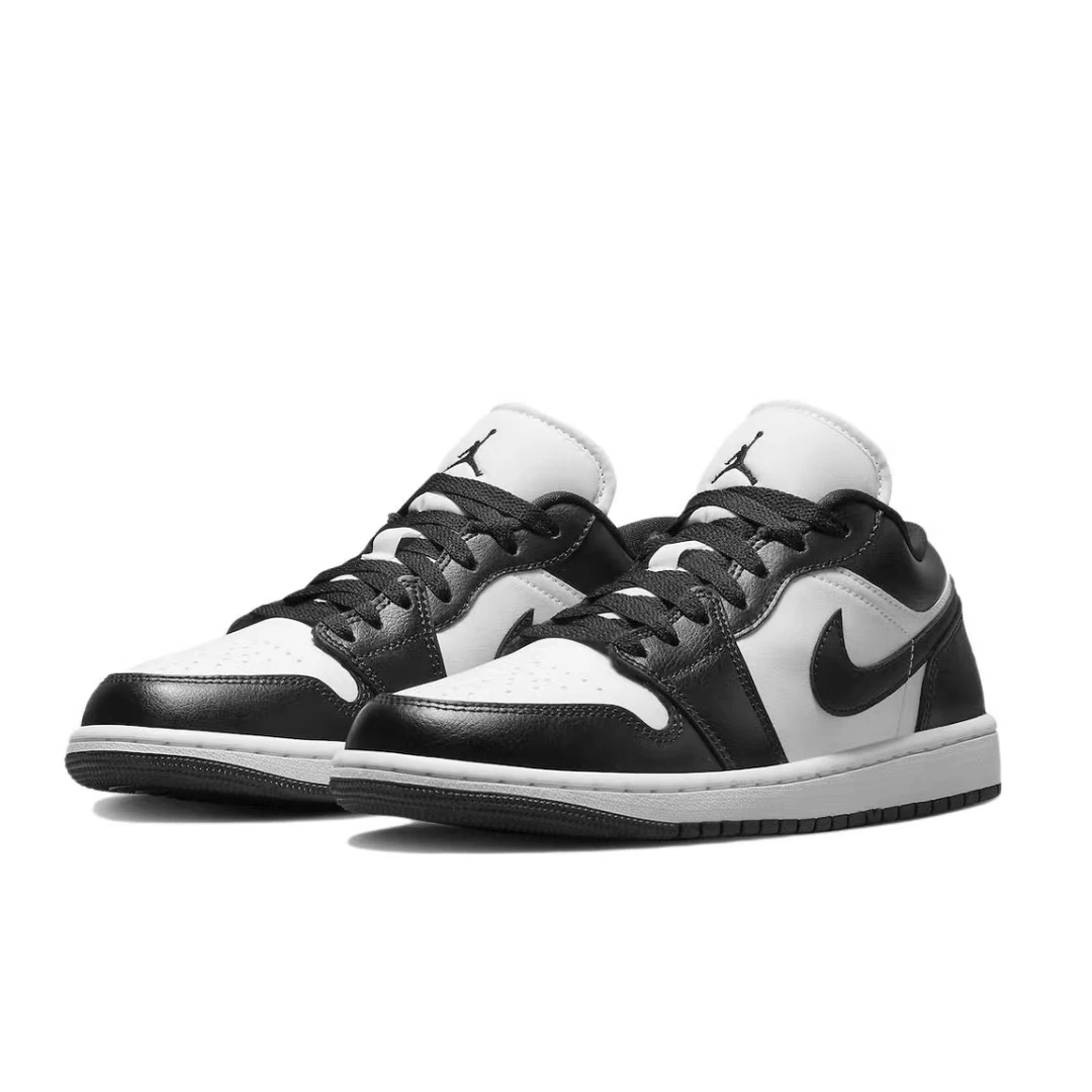 NIKE/耐克 AJ 1熊猫 皮革 潮流复古防滑耐磨轻便 低帮 DC0774-101