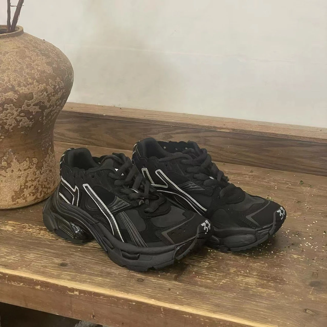 KAKA NUOYA   1442   网面休闲厚底老爹鞋