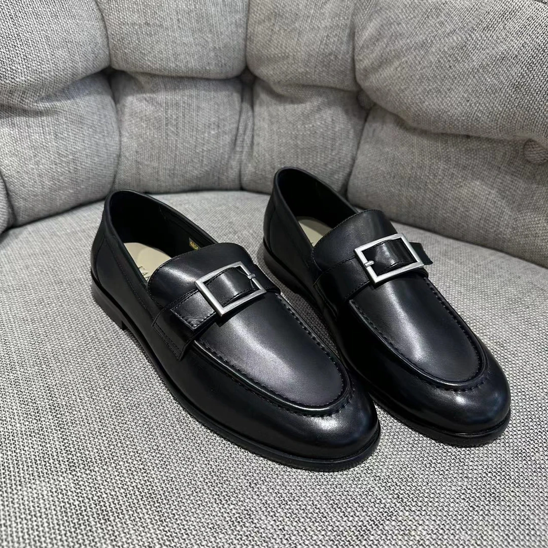 KAKA NUOYA  1606  HD时尚经典商务中古马衔扣乐福鞋