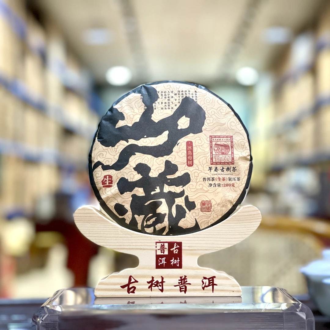 2024年 山藏 冰岛母树  普洱生茶-200克/饼 冰岛产区大古树