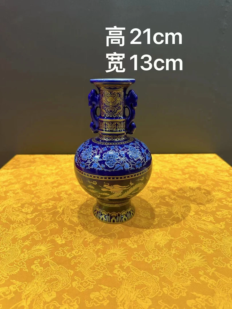 jd42青花陶瓷赏瓶【备用链接   所见即所得】