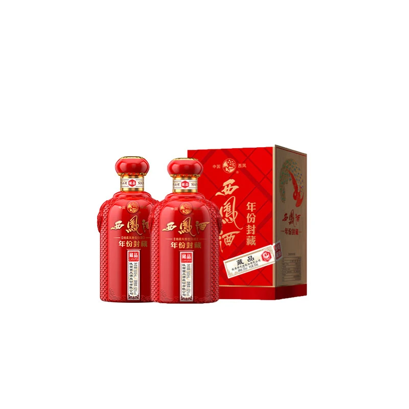 西凤年份封藏藏品 凤香型白酒52度500ml*2