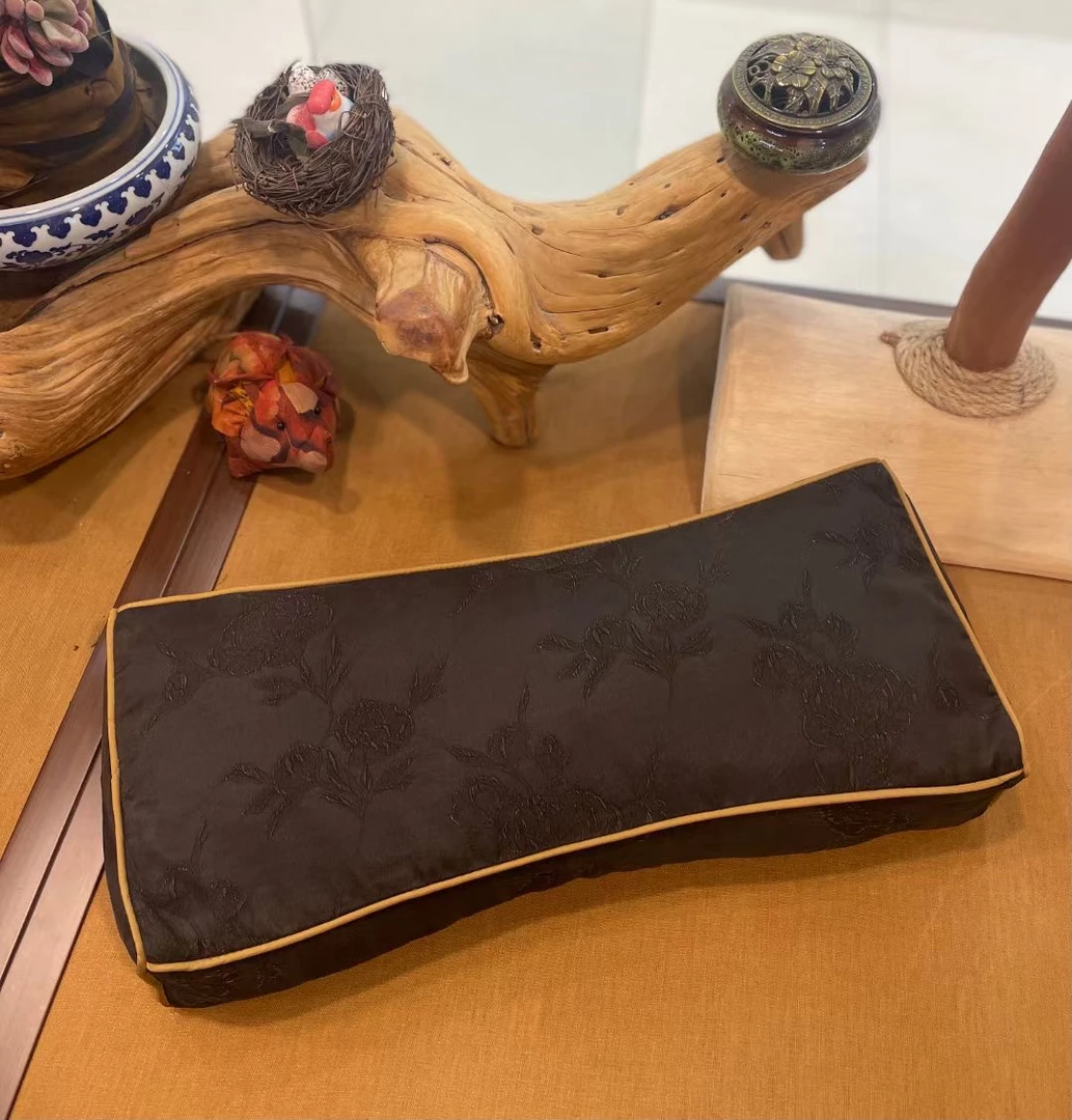 蒹葭兮||香云纱桑蚕丝安神助眠神器低头族颈椎富贵包枕