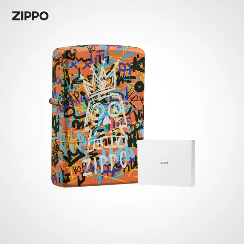 【街头冠冕】ZIPPO正品彩印打火机国风复古个性男士礼品套盒防风