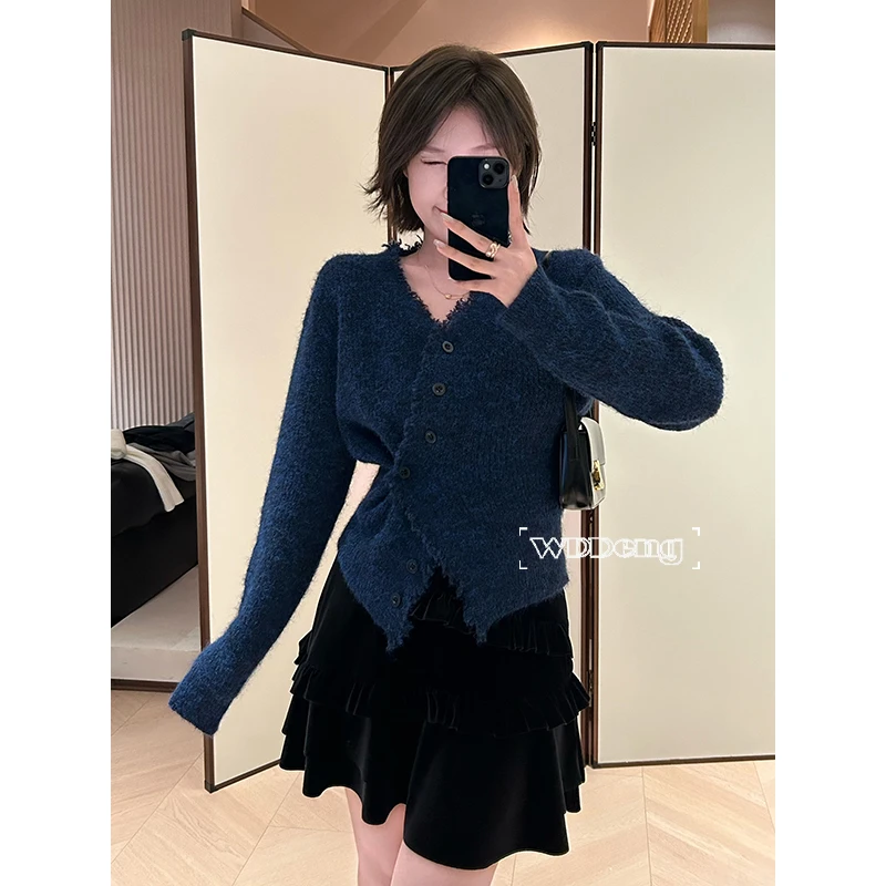 【现货款】王等等【星辰大海】秋冬羊毛设计感长袖流苏毛衫U224Z19483