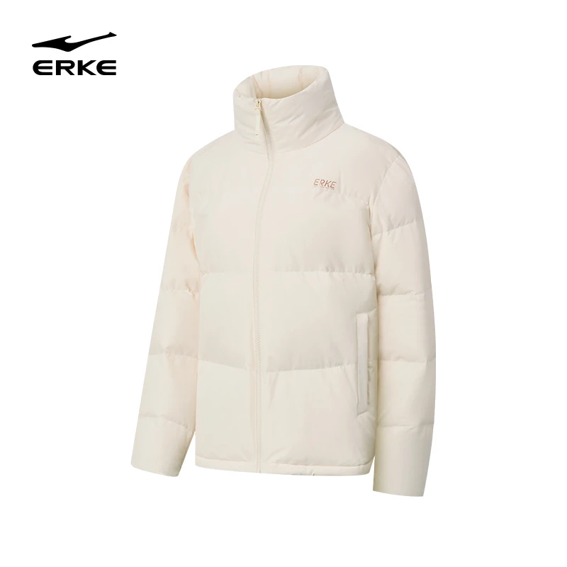 鸿星尔克冬外套2024新款女士面包服防泼水外套-52224401041-qw-nn