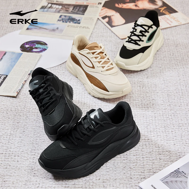 鸿星尔克秋情侣透气运动休闲鞋-51124302238-qw-lk