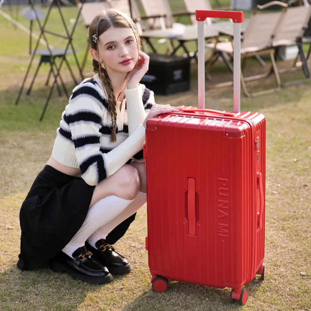 KENAIYA/可奈雅结婚行李箱陪嫁箱子酒红色新娘嫁妆箱中式喜庆箱子