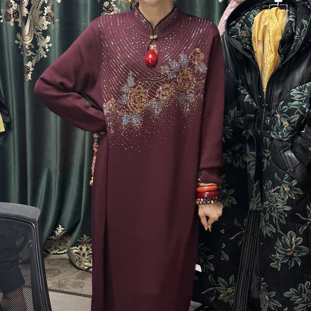【朱帝新品】双色 捷克钻 低调爆闪连衣裙