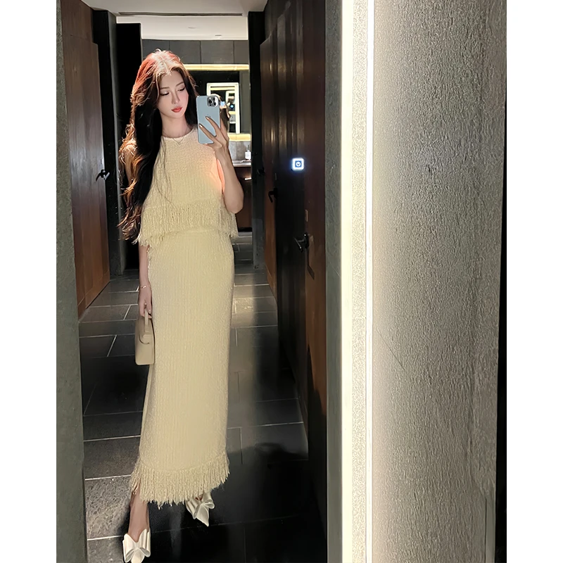 CUI CUI 崔崔【江南惜月】设计款高腰时尚气质显瘦千金套装C023128