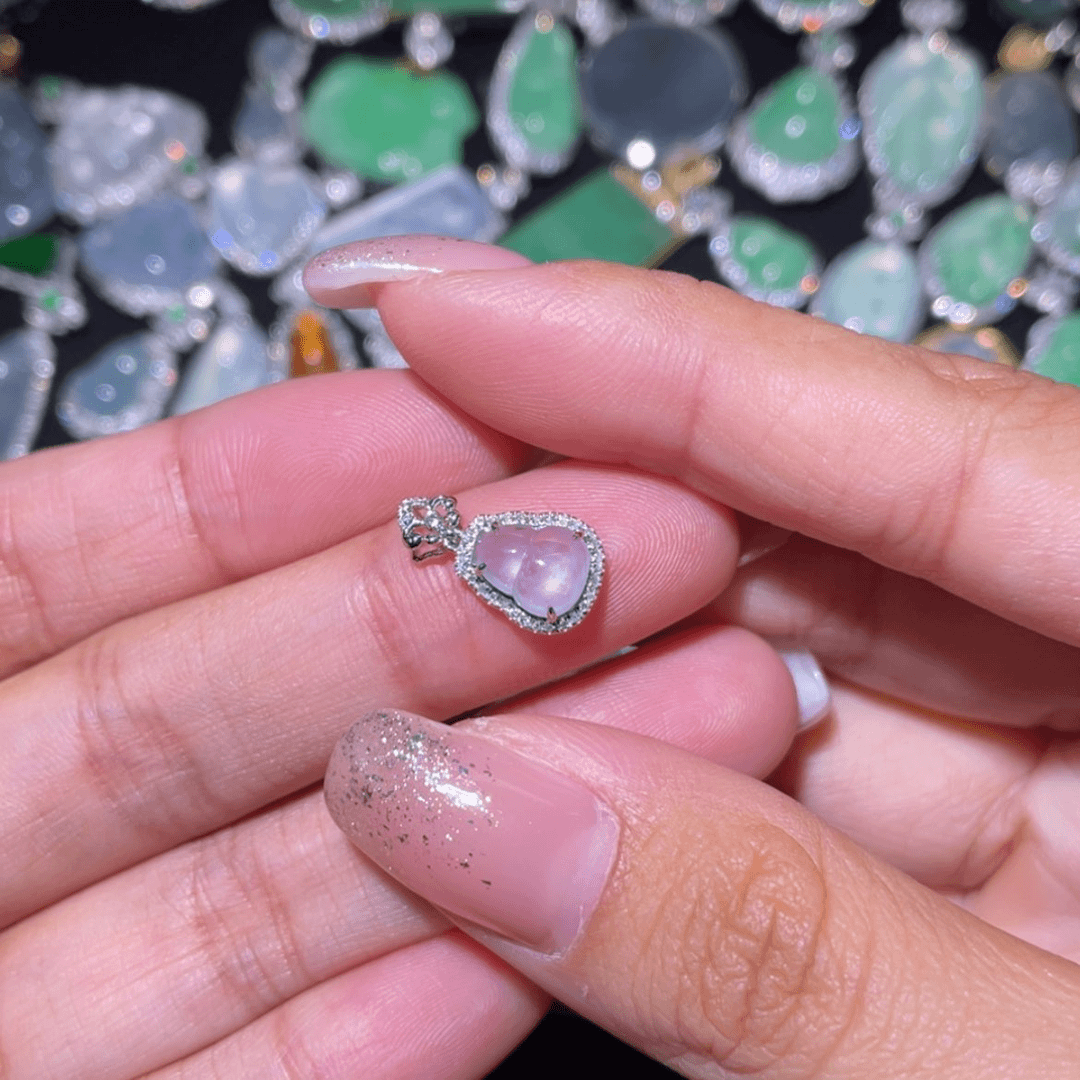 【闪购商品】翡翠颈饰18K金镶嵌佳*