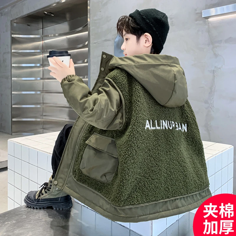 男童冬装外套新款时髦加厚帅气网红外套【扶扶虎】WG31934-JR3018