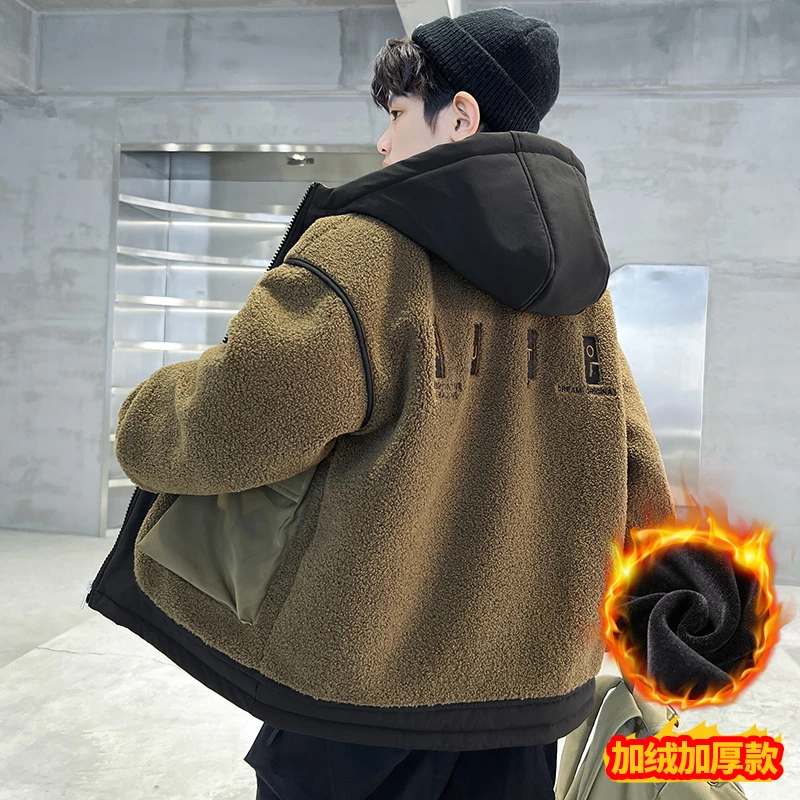 男童冬装加厚外套新款时髦秋冬酷帅羊羔绒【扶扶虎5】C3183-JR3017