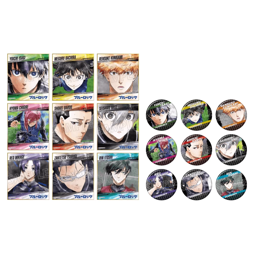 【拆盒】蓝锁吧唧&色纸ver.艺术风 日漫蓝色监狱盲盒直播间代拆