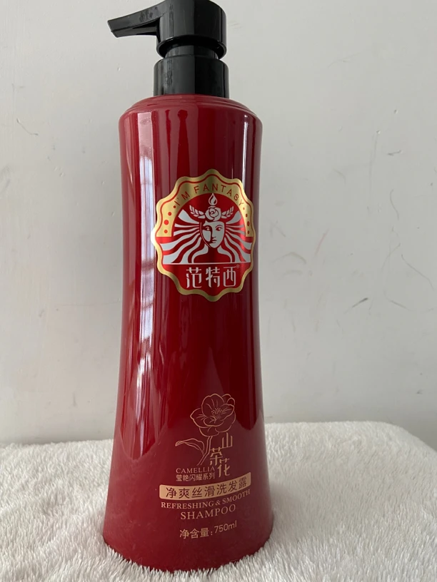 范特西净爽丝滑洗发露750ml清爽控油洗发水香氛保湿修护草本留香