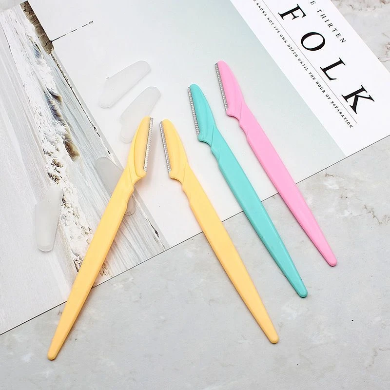 安全修眉刀便携迷你刮眉刀新手专用美妆工具锋利学生女用初学者