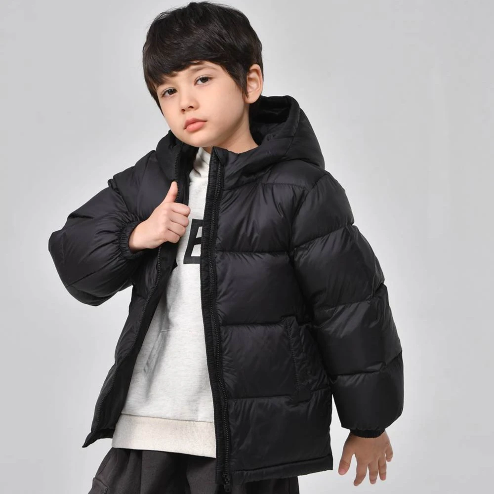 雅鹿儿童加厚羽绒服休闲连帽男女同款羽绒服男童加厚外套