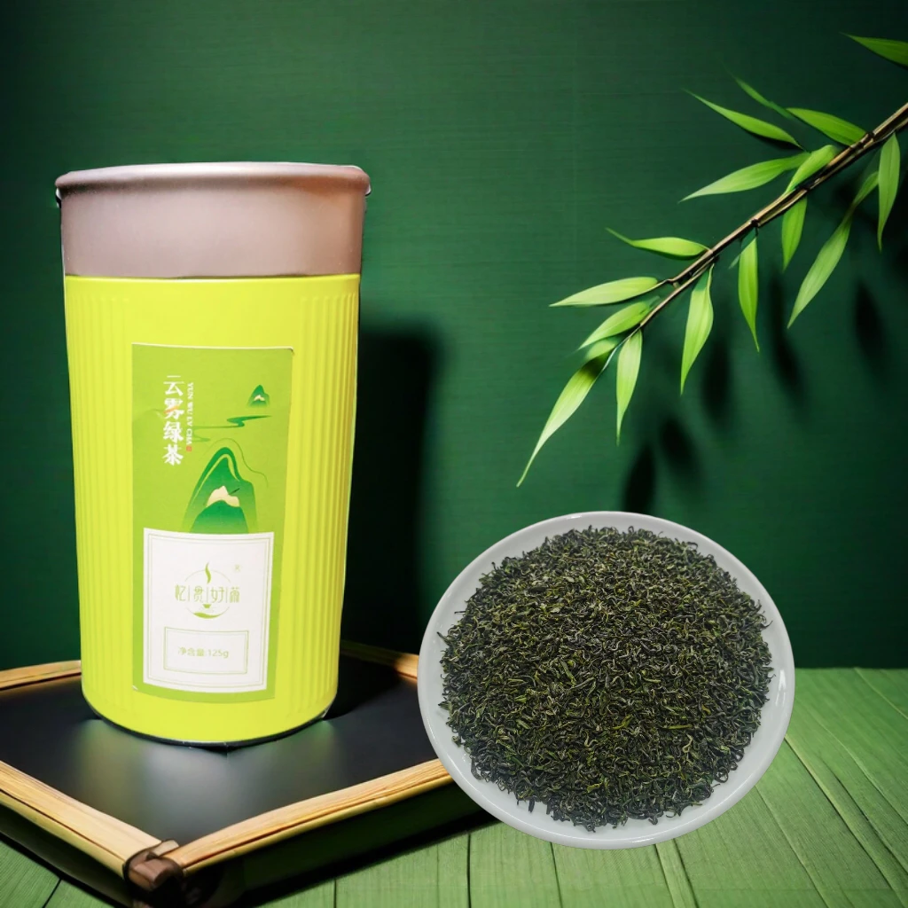 忆贯口粮茶【高山云雾绿茶】罐装口粮绿茶125克｜罐