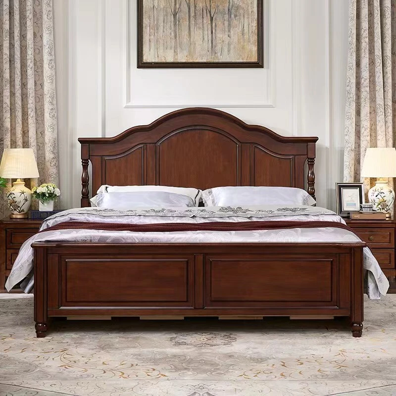 《鹏仔严选,》桃花心全实木床 8819#