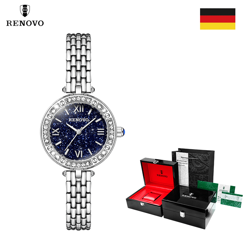 【客服专用 】德国RENOVO罗诺威女士时尚防水手表-R55121
