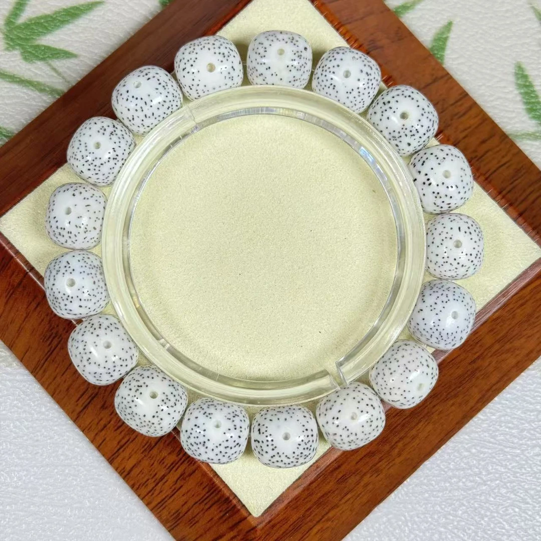 海南星月菩提 约12.5*13.5mm单圈大尺寸 精品手工高抛（已挂瓷）