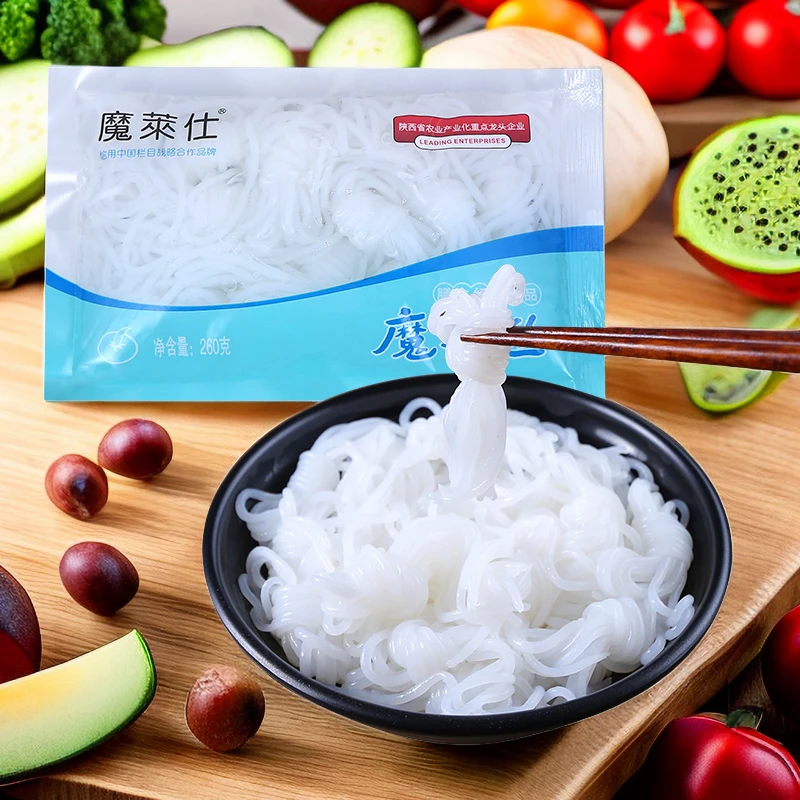 魔芋低脂低卡魔芋结260g*5袋开袋即食手工打结爽脆高饱腹魔芋丝结