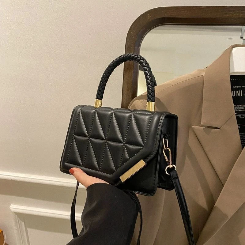 高级质感百搭小包包女2024春夏新款潮洋气质感单肩斜挎手提小方包