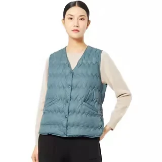梦燕秋冬女士羽绒服基础V领简约易搭羽绒服秋羽内恤马甲CY01B3501